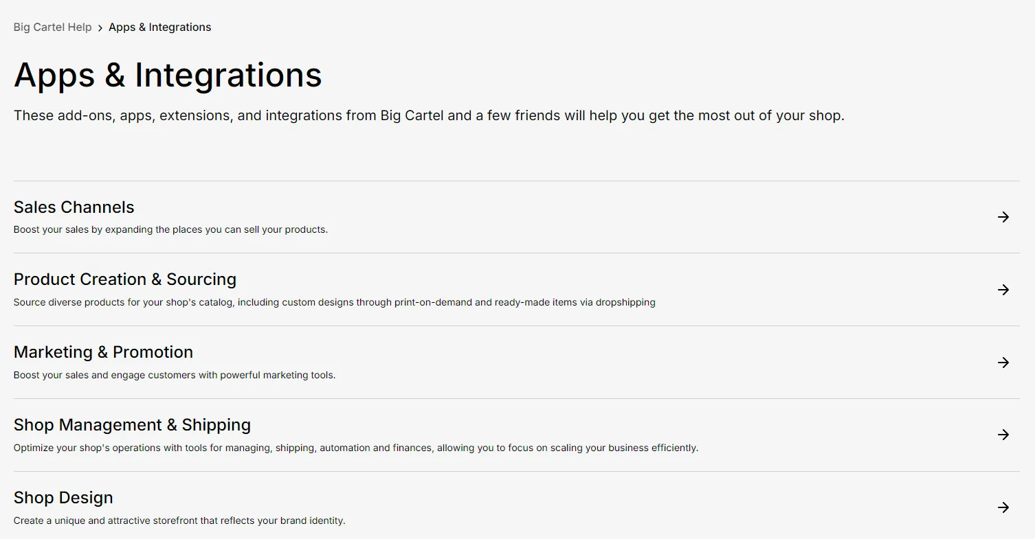 Apps and Integrations